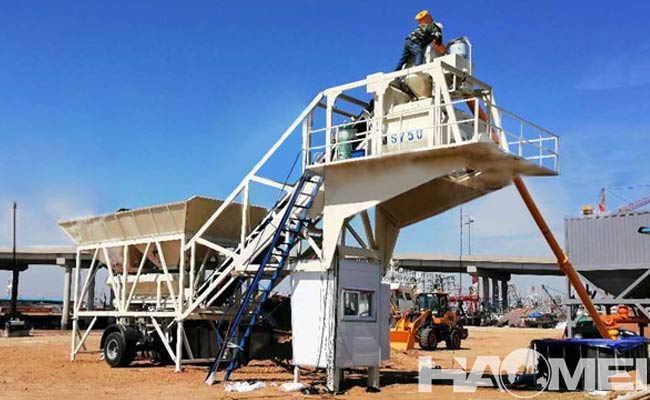 concrete mobile batching plant