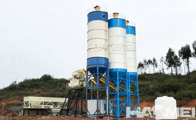 capacity of stationary concrete batching plant