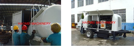 YHZS60 and 12cbm truck mixer delivering to Mongolia!