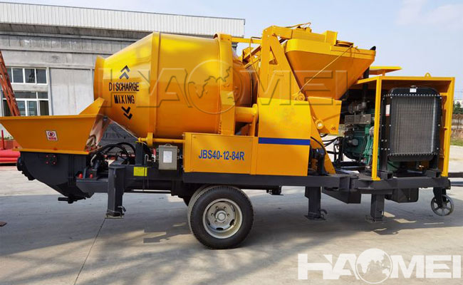 Concrete mixer and pump truck for sale